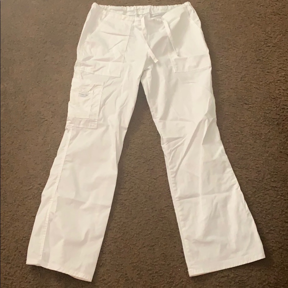 White Scrub Pants